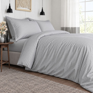 Спален комплект Satin Grey – памучен сатен